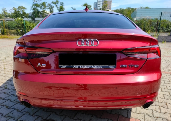 Audi A5 cena 99000 przebieg: 100000, rok produkcji 2019 z Gdynia małe 46